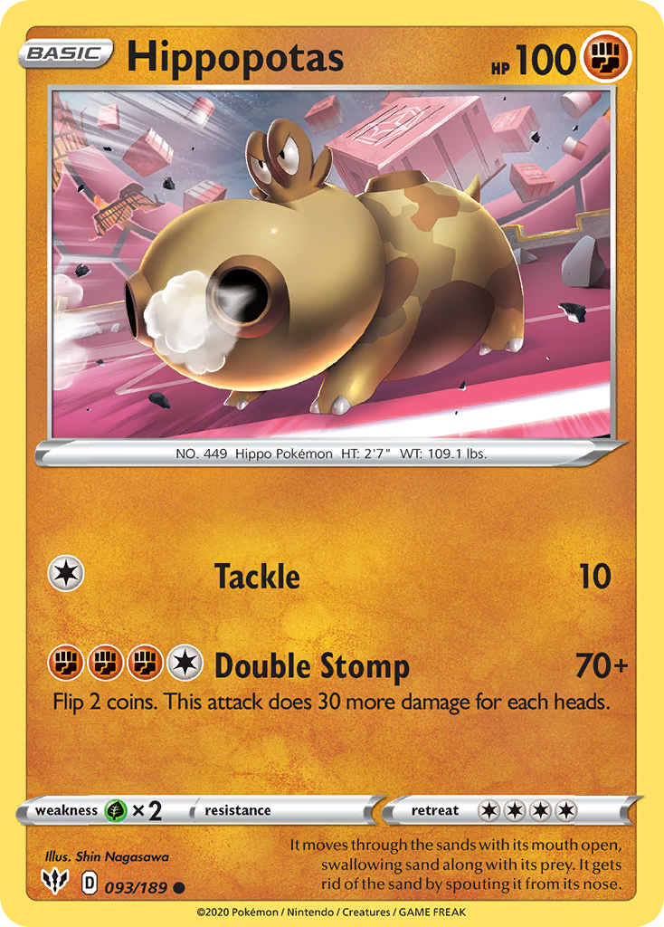 Darkness Ablaze Hippopotas #93/189